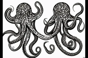 Whiskey glass octopus tattoo idea