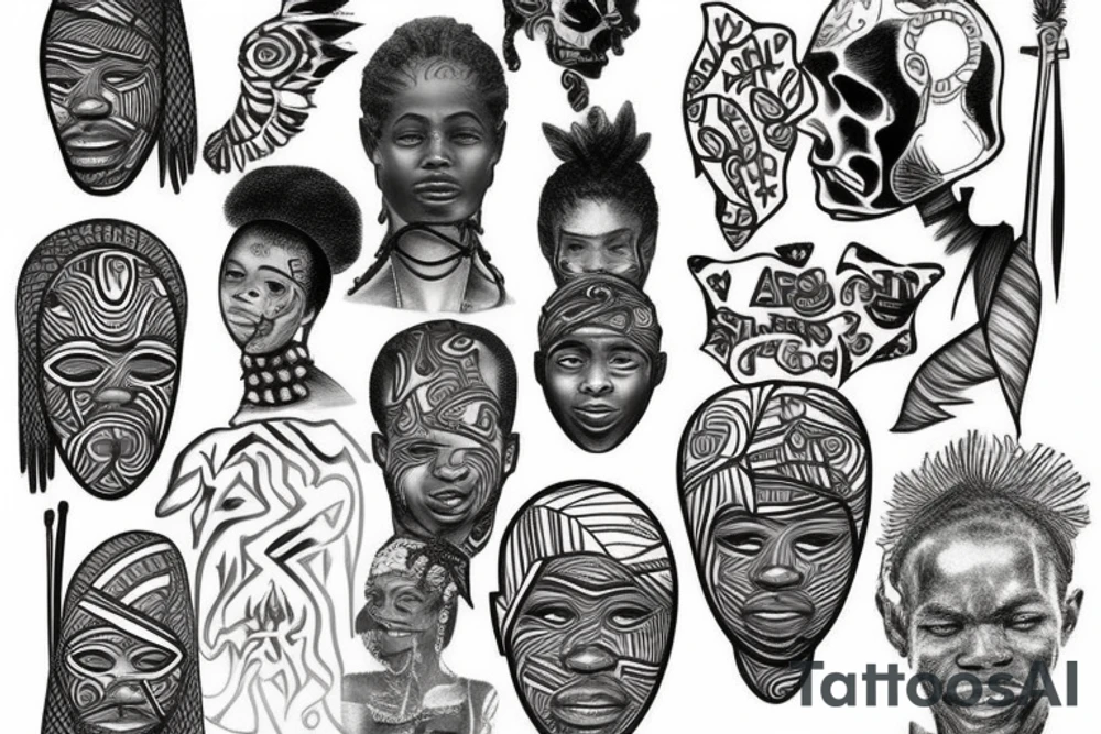 African Survivor tattoo idea