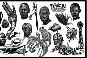 African Survivor tattoo idea