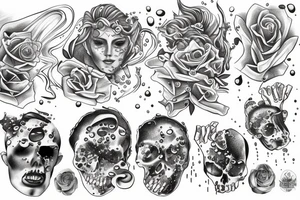 let the water wash away everything that i’ve become tattoo idea