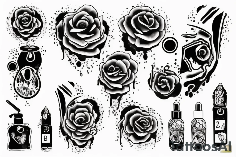 water washing away bloody hands tattoo idea