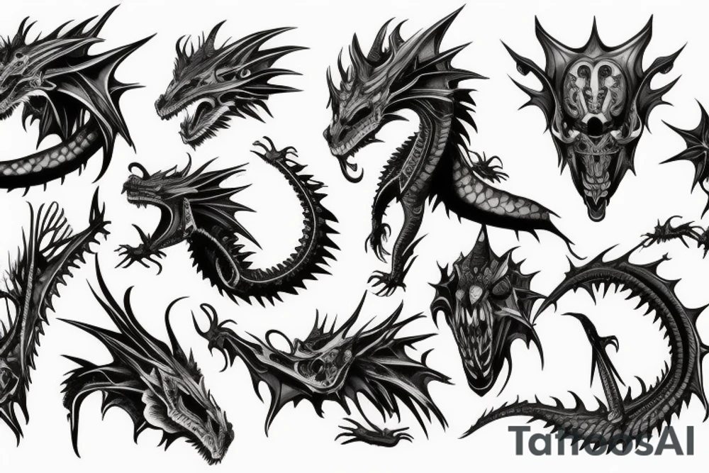 dragon tattoo idea