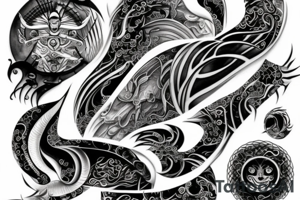 Yin and Yang tattoo idea