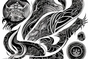 Yin and Yang tattoo idea