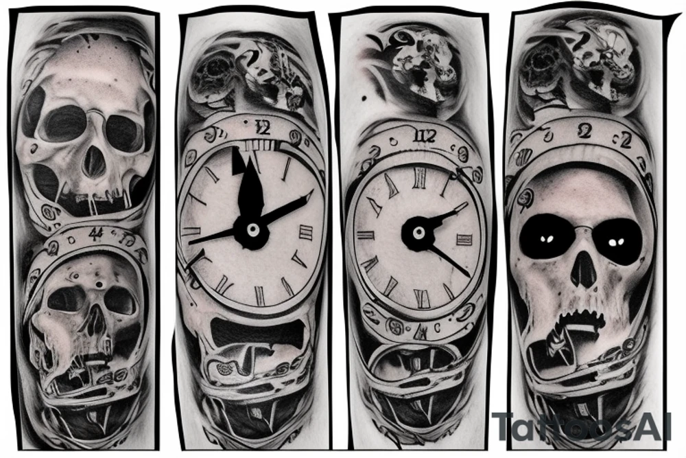 Adam creation, Time Machine death tattoo idea