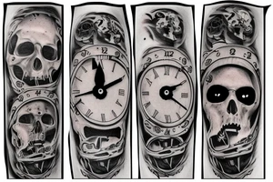 Adam creation, Time Machine death tattoo idea
