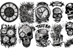 Adam creation, Time Machine death tattoo idea