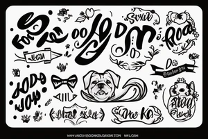 dog name tag koda tattoo idea