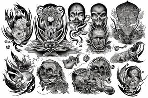 God and algens tattoo idea