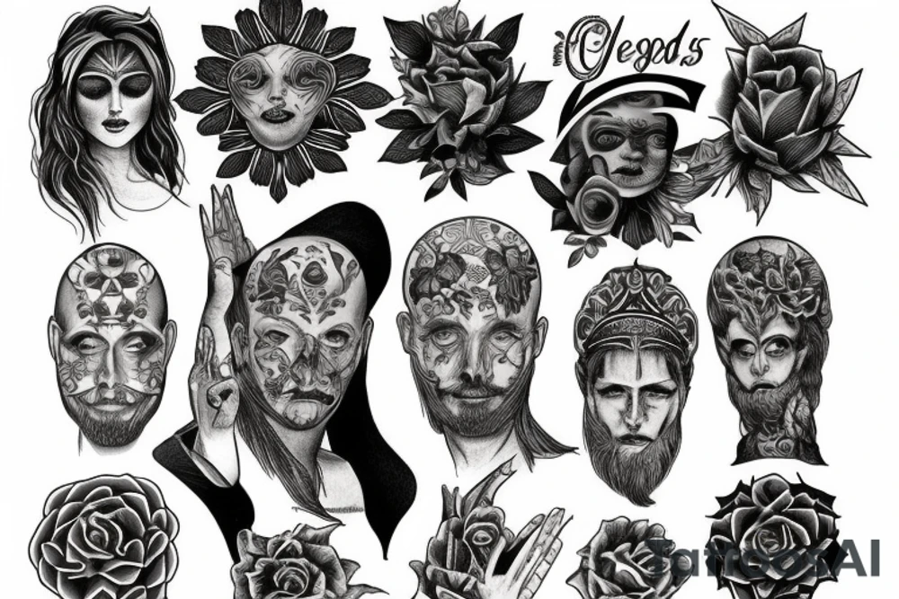 God and algens tattoo idea