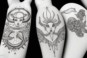 Aries sun, libra moon, Taurus rising tattoo idea