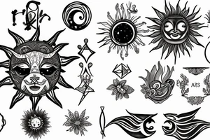 Aries sun, libra moon, Taurus rising tattoo idea