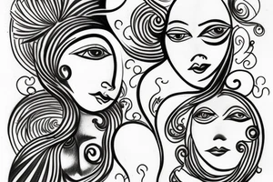 Pisces venus tattoo idea