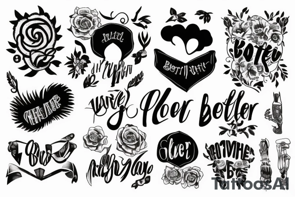 Be better tattoo idea