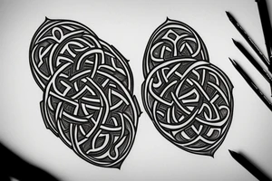 Bear triquetra tattoo idea