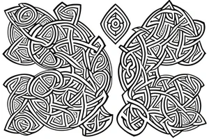 Bear triquetra tattoo idea