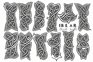 Bear triquetra tattoo idea
