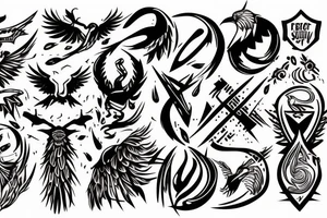 Freedom and survival tattoo idea