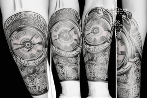 Timeless upper high tattoo idea