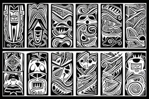 Life has ups and downs but always look forward tattoo idea
