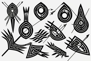 Arrows representing life tattoo idea