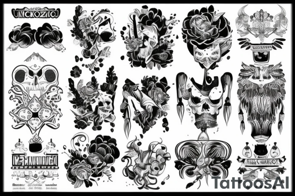 nieskończoność uśmiech liczba tattoo idea