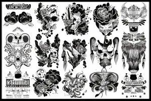nieskończoność uśmiech liczba tattoo idea