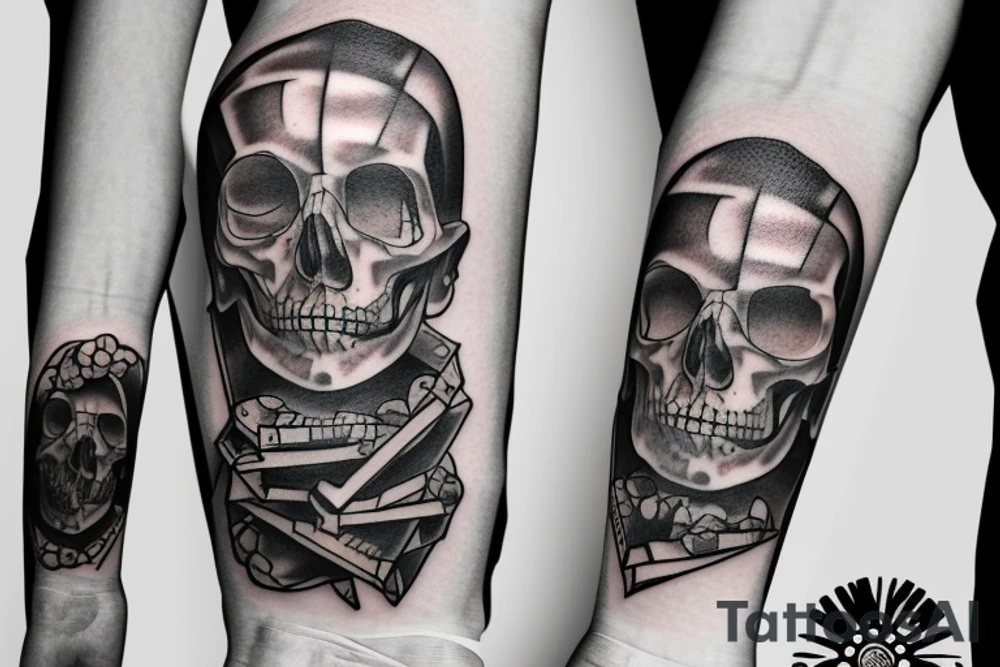 from wrist to elbow tattoo idea