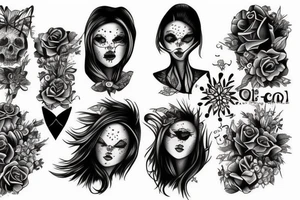 from wrist to elbow tattoo idea
