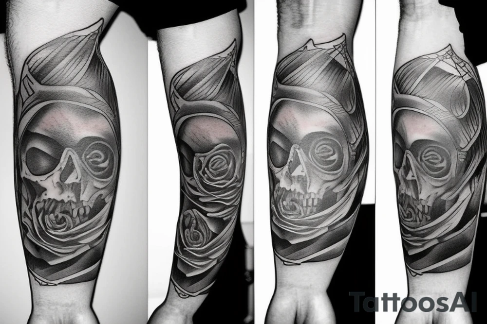 from wrist to elbow tattoo idea