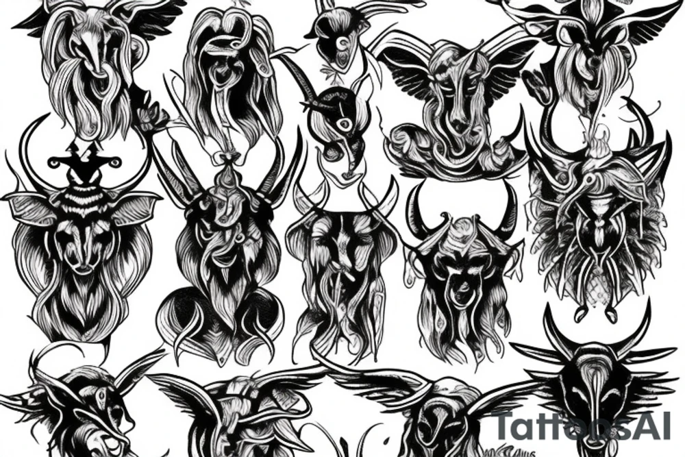 baphomet tattoo idea