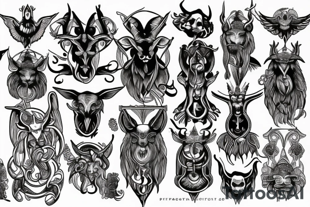 baphomet tattoo idea