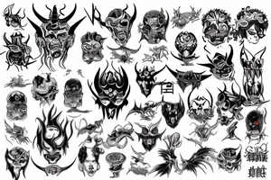 satan tattoo idea