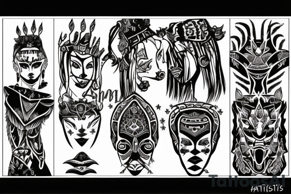 Alice in Chains tattoo idea