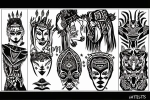 Alice in Chains tattoo idea