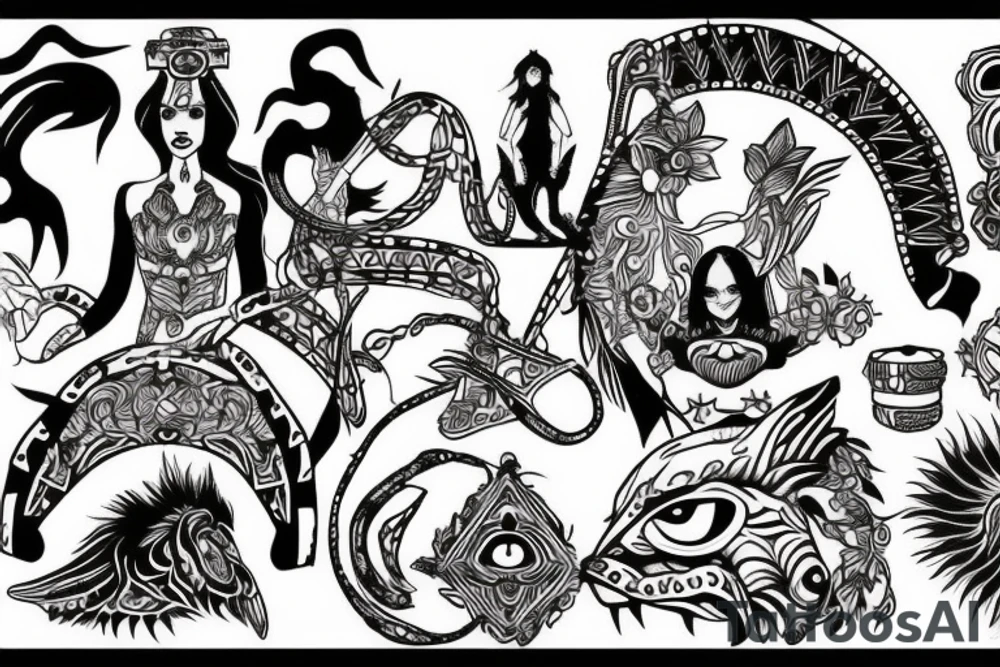 Alice in Chains tattoo idea