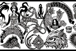 Alice in Chains tattoo idea