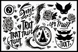 Don’t Trust, Don’t Fear, Don’t Beg tattoo idea