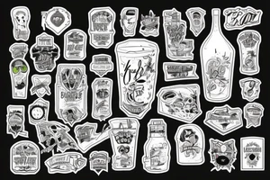 A glass can only spill what it contains tattoo idea