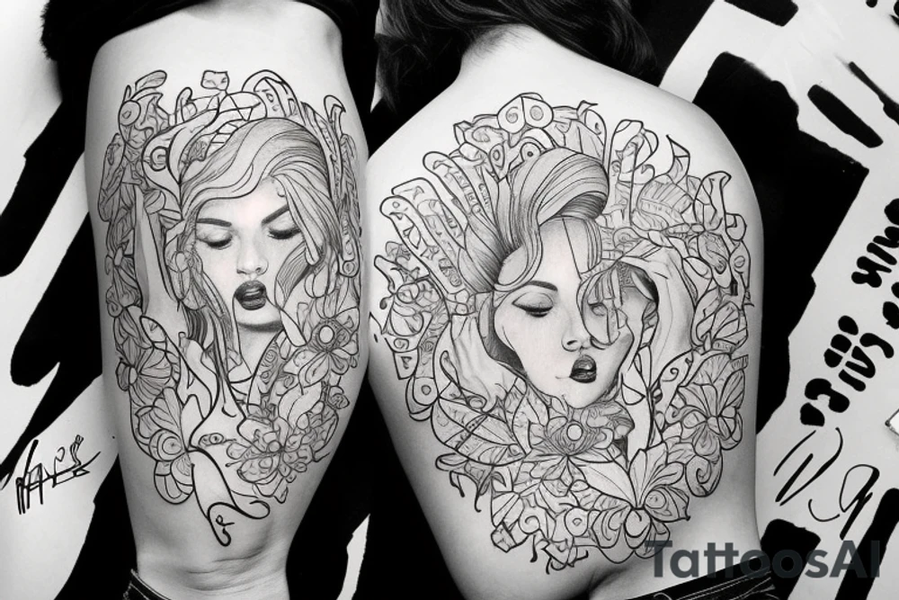If ever you come near I’d hold up high a mirror, I could never show you anything as beautiful as you tattoo idea