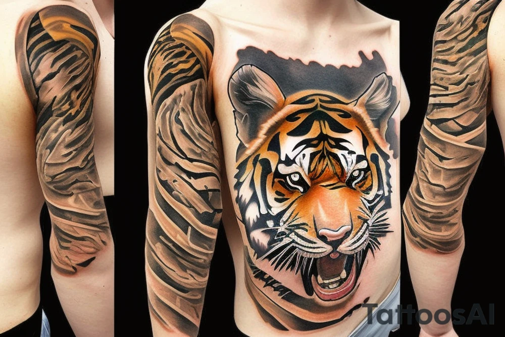 Tiger tattoo idea