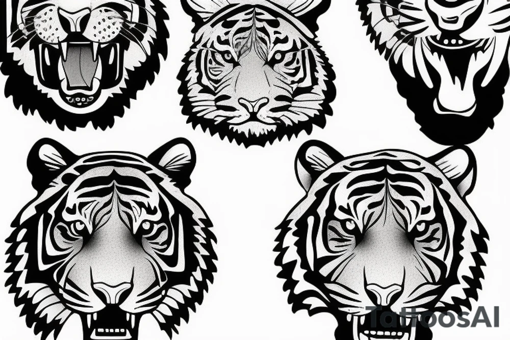 Tiger tattoo idea