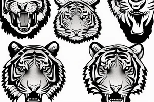 Tiger tattoo idea