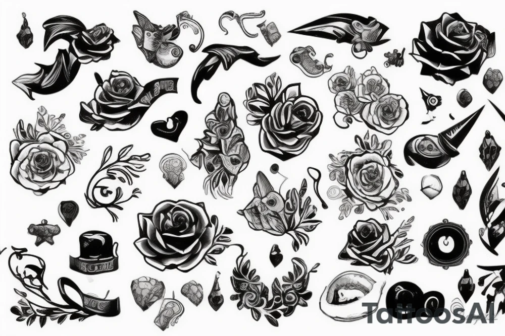 волк с открытой пастью, в профиль tattoo idea