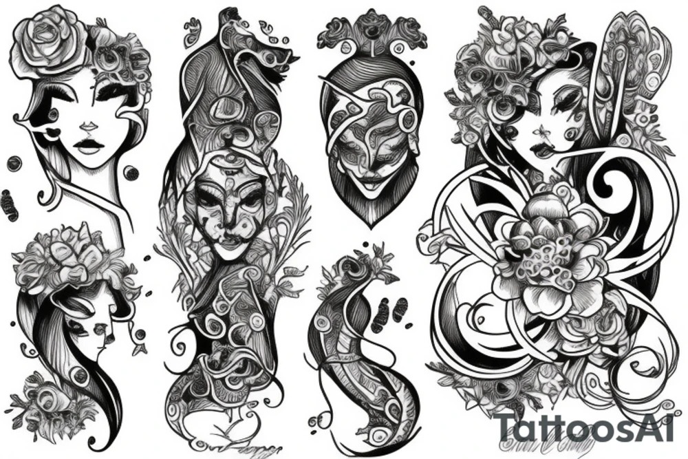 Gemini tattoo idea
