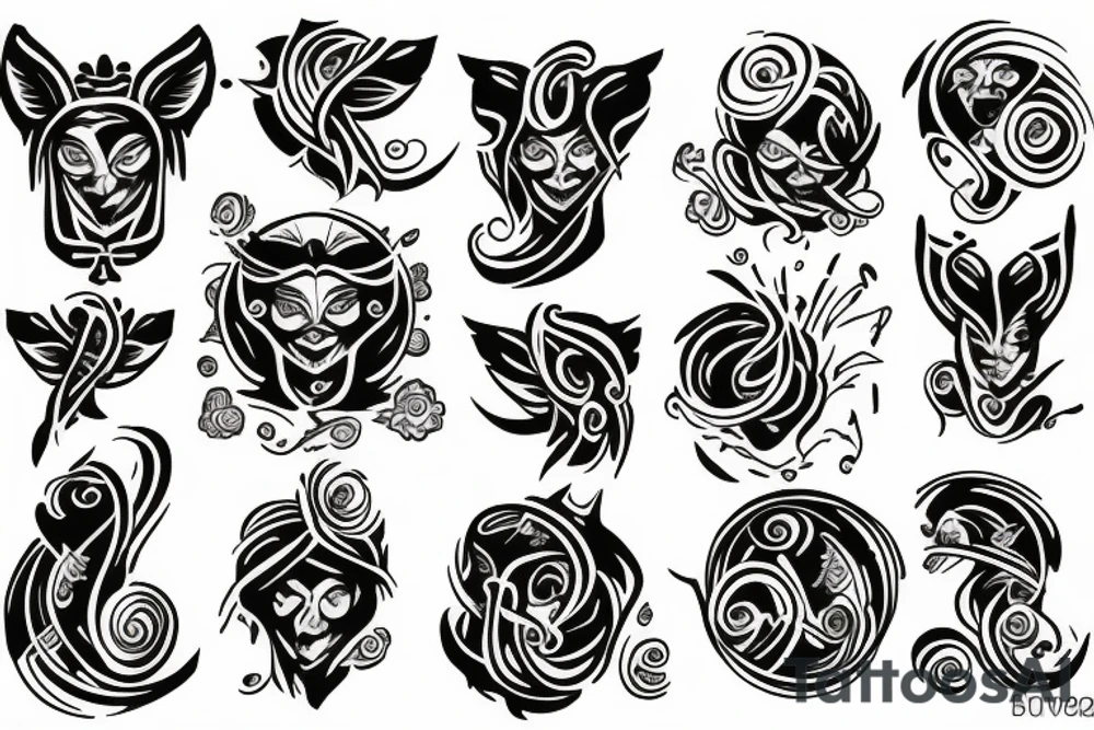 Gemini tattoo idea