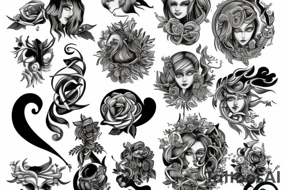 Gemini tattoo idea