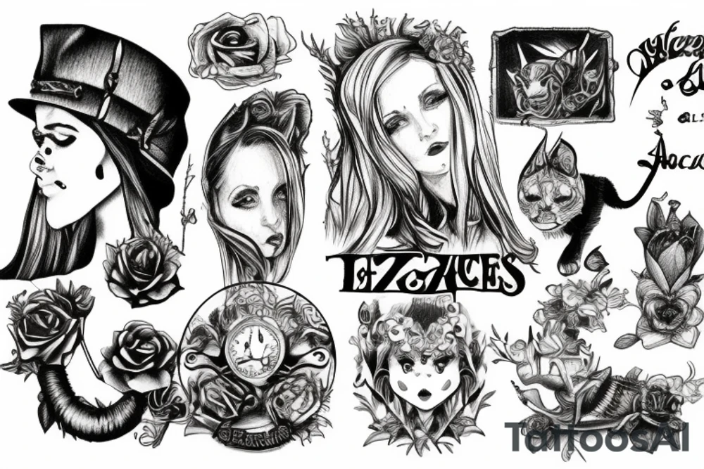 Alice in Chains tattoo idea