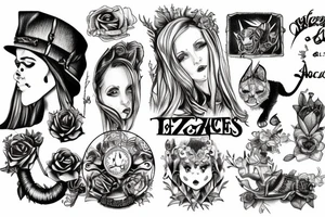 Alice in Chains tattoo idea