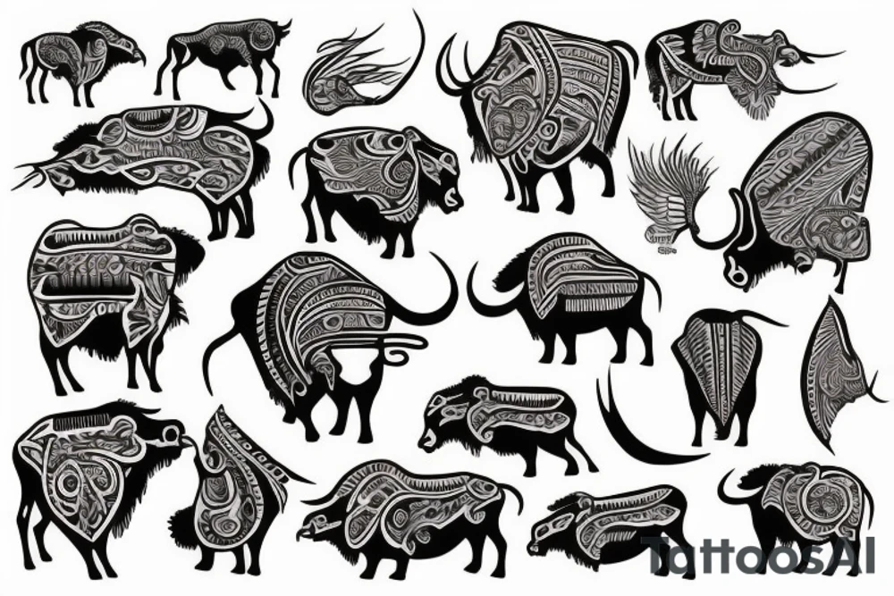 buffalo tattoo idea